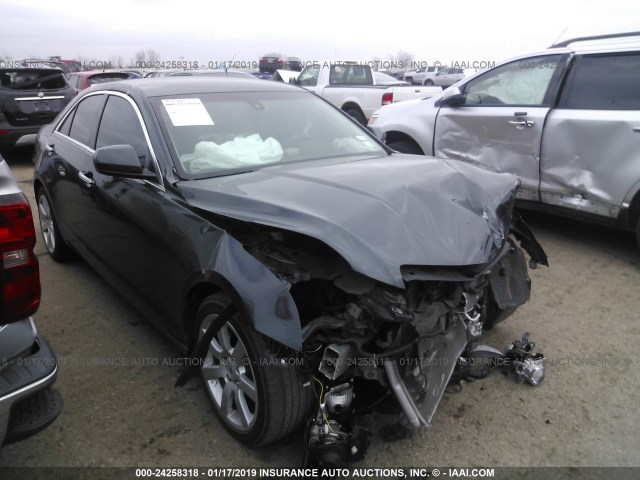 1G6AA5RA3E0176786 - 2014 CADILLAC ATS GRAY photo 1