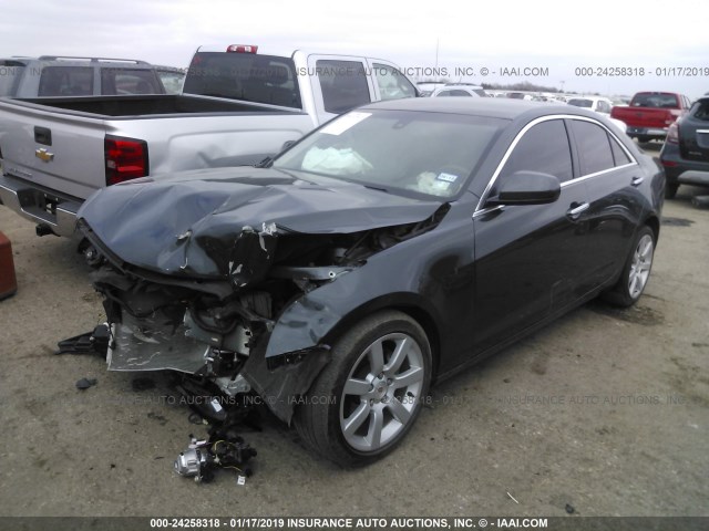 1G6AA5RA3E0176786 - 2014 CADILLAC ATS GRAY photo 2