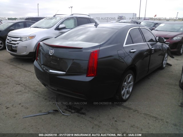 1G6AA5RA3E0176786 - 2014 CADILLAC ATS GRAY photo 4