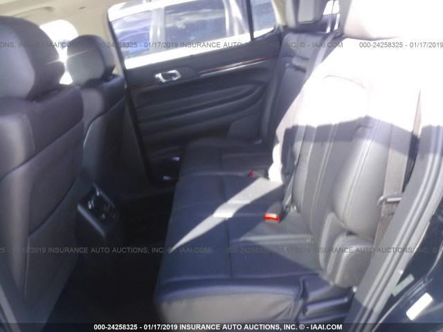 2LMHJ5FK0JBL01552 - 2018 LINCOLN MKT BLACK photo 8