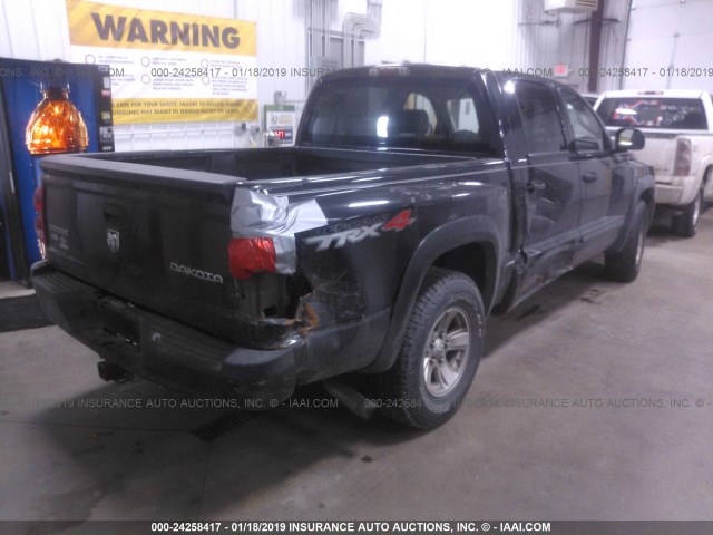 1D7HW78P69S810638 - 2009 DODGE DAKOTA TRX BLACK photo 4