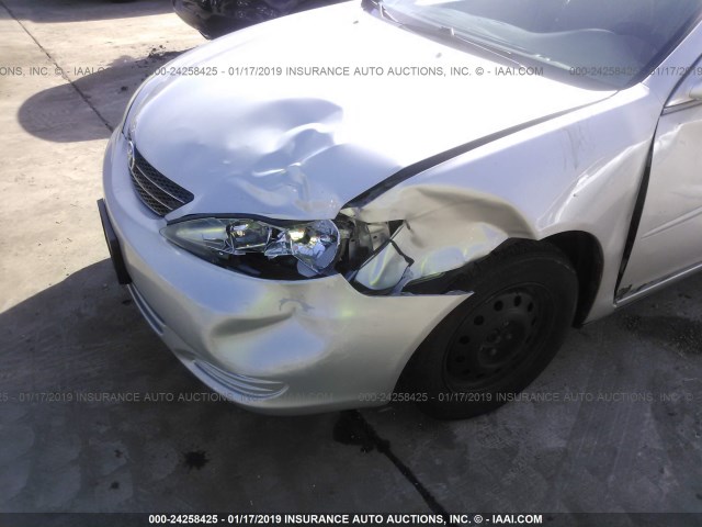 4T1BE32K63U745001 - 2003 TOYOTA CAMRY LE/XLE/SE SILVER photo 6