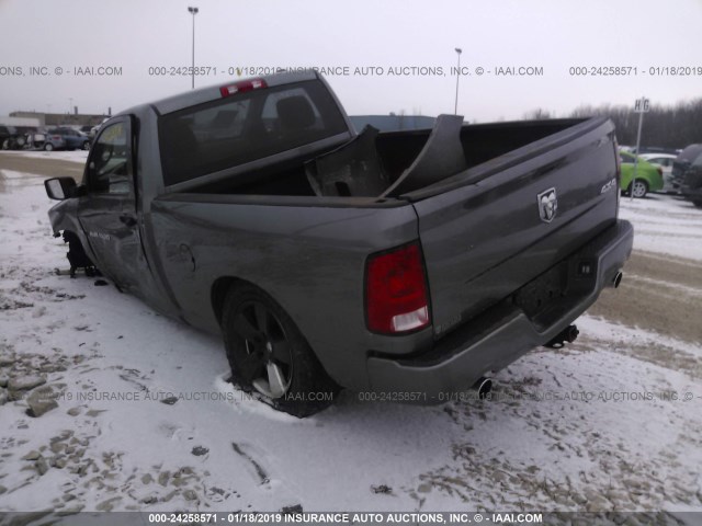 3C6JD7AT8CG136703 - 2012 DODGE RAM 1500 ST SILVER photo 3