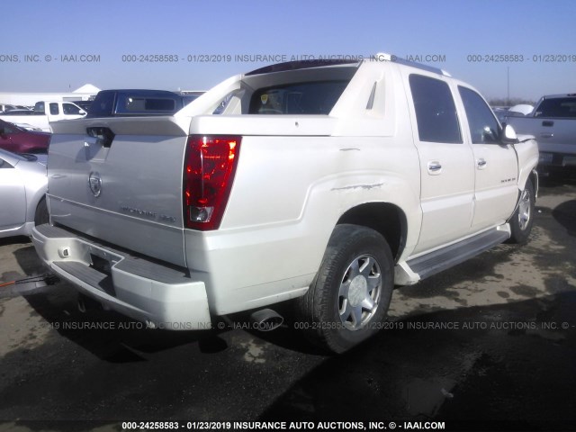 3GYEK63N32G344523 - 2002 CADILLAC ESCALADE EXT WHITE photo 4