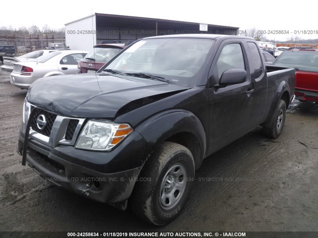 1N6BD0CT2FN731234 - 2015 NISSAN FRONTIER S/SV BLACK photo 2