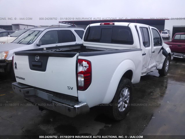 1N6AD0FR5GN735789 - 2016 NISSAN FRONTIER SV/SL WHITE photo 4