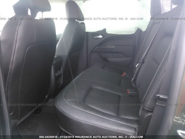 1GCPTEE12H1281440 - 2017 CHEVROLET COLORADO ZR2 GREEN photo 8