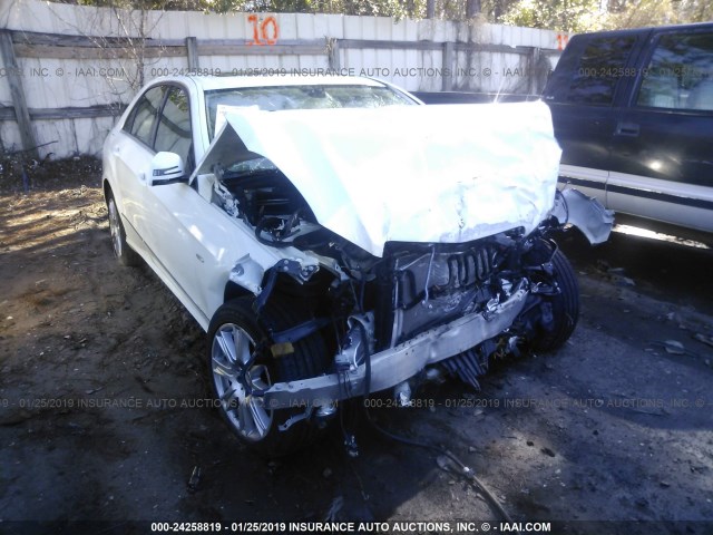 WDDHF5KB9CA592080 - 2012 MERCEDES-BENZ E 350 WHITE photo 1