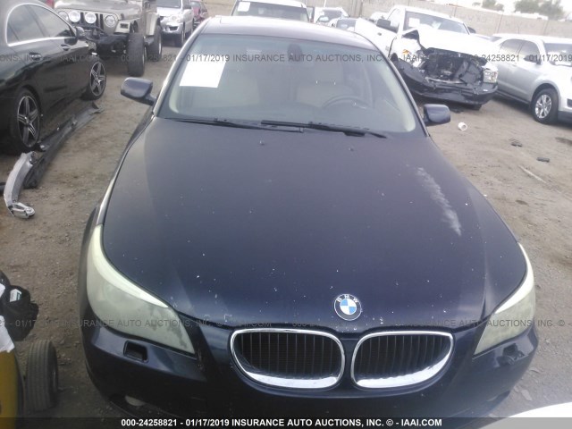 WBANA53525B859185 - 2005 BMW 525 I BLUE photo 6