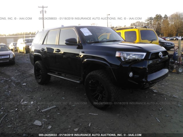 JTEBU5JRXG5314707 - 2016 TOYOTA 4RUNNER SR5 PREM/LTDL/TRAIL/TRD BLACK photo 1