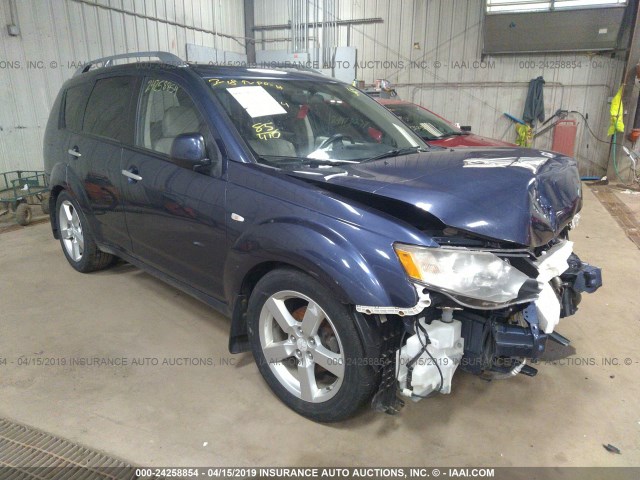 JA4MT41X07Z006747 - 2007 MITSUBISHI OUTLANDER XLS BLUE photo 1