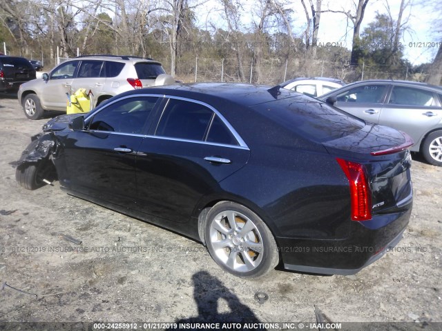 1G6AB5SA2D0142490 - 2013 CADILLAC ATS LUXURY BLACK photo 3