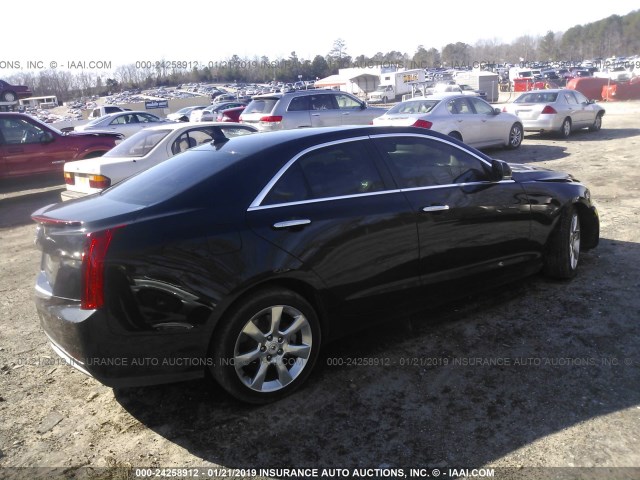 1G6AB5SA2D0142490 - 2013 CADILLAC ATS LUXURY BLACK photo 4