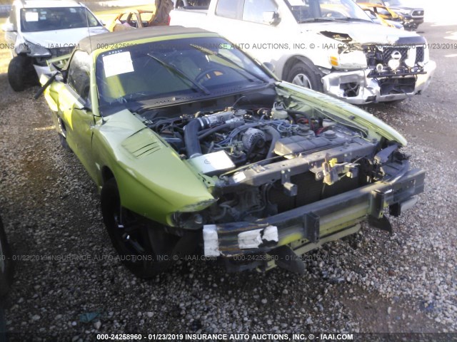 1FAFP45X6WF184844 - 1998 FORD MUSTANG GT GREEN photo 1