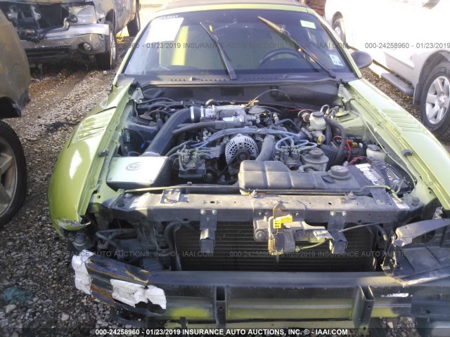 1FAFP45X6WF184844 - 1998 FORD MUSTANG GT GREEN photo 10