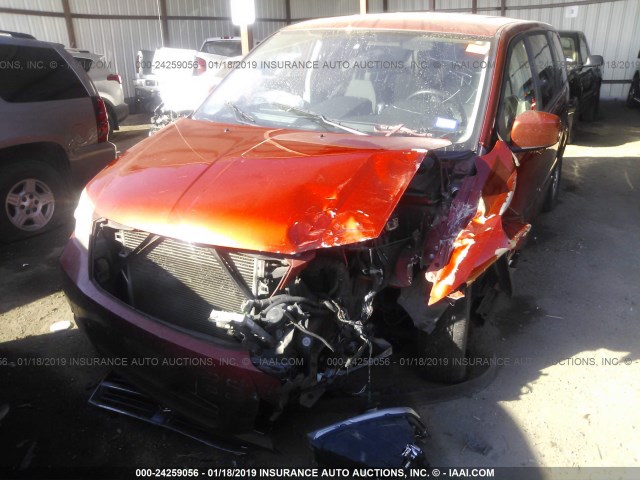 2D8HN54P88R805644 - 2008 DODGE GRAND CARAVAN SXT ORANGE photo 6