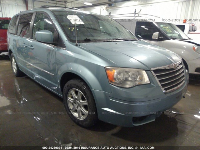 2A4RR8DX8AR339089 - 2010 CHRYSLER TOWN & COUNTRY TOURING PLUS Light Blue photo 6