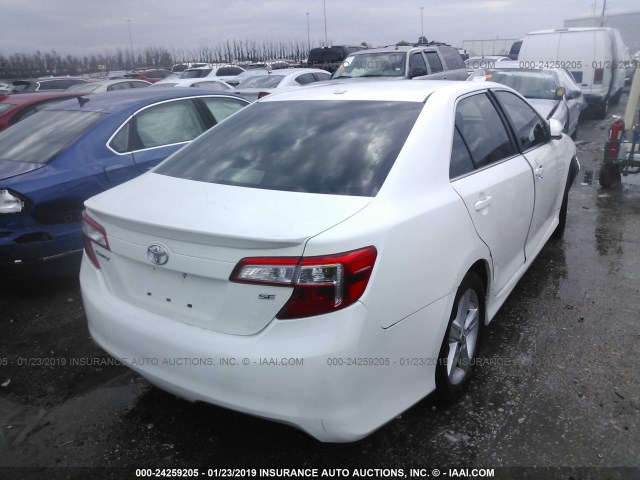 4T1BF1FK9CU559626 - 2012 TOYOTA CAMRY SE/LE/XLE 白色 照片 4