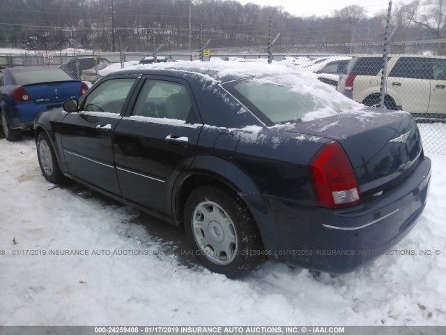 2C3AA53G55H137739 - 2005 CHRYSLER 300 TOURING Dark Blue photo 3