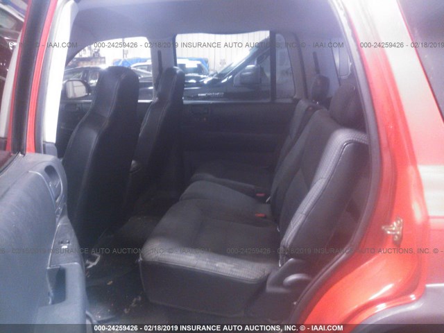 1D4HS38N43F593591 - 2003 DODGE DURANGO SPORT RED photo 8