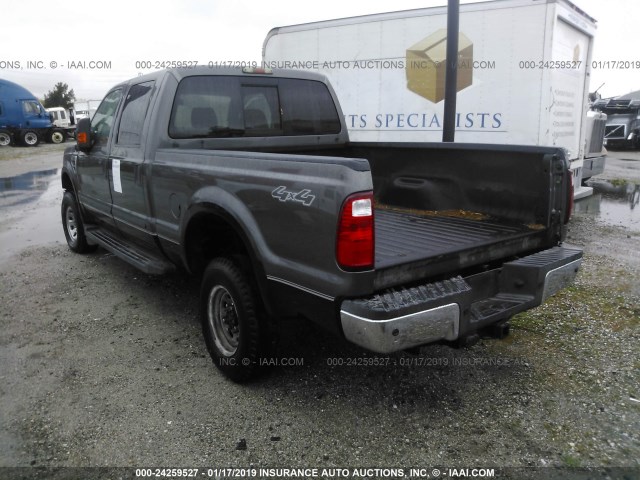 1FTWW31R78EA42557 - 2008 FORD F350 SRW SUPER DUTY BLUE photo 3