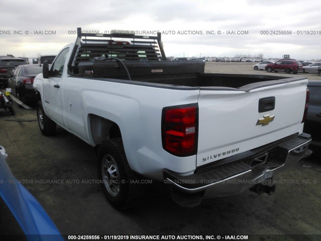 1GC0CUEG7FZ143701 - 2015 CHEVROLET SILVERADO C2500 HEAVY DUTY WHITE photo 3