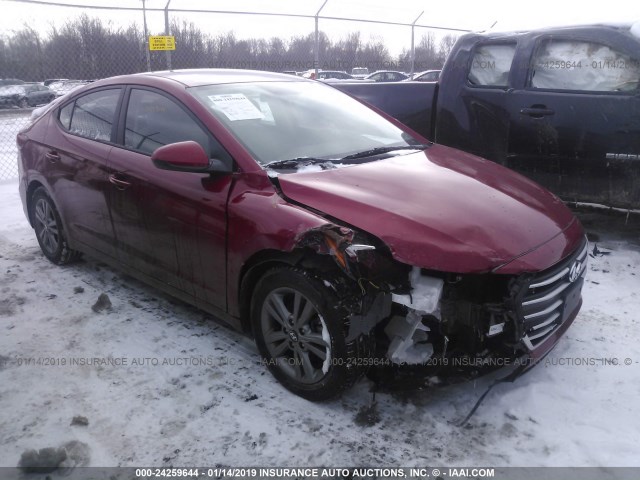 5NPD84LF4JH238679 - 2018 HYUNDAI ELANTRA SEL/VALUE/LIMITED RED photo 1