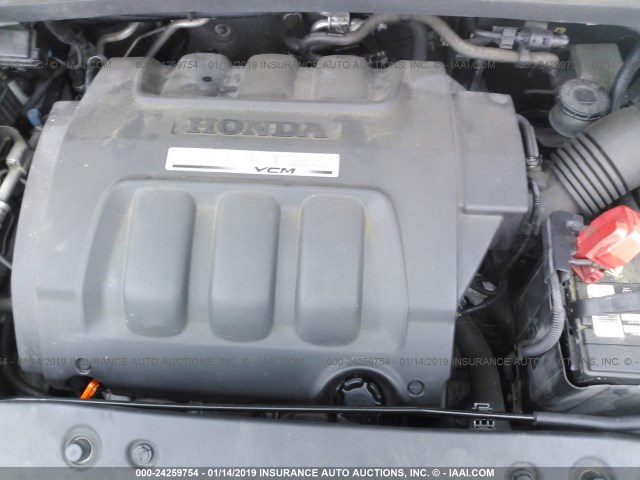 5FNRL38615B046972 - 2005 HONDA ODYSSEY EXL WHITE photo 10