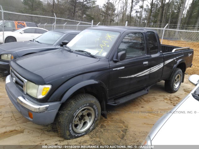 4TASN92N8WZ158044 - 1998 TOYOTA TACOMA XTRACAB PRERUNNER BLACK photo 2