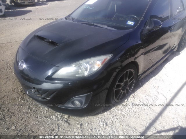 JM1BL1L31C1551905 - 2012 MAZDA SPEED 3 BLACK photo 6