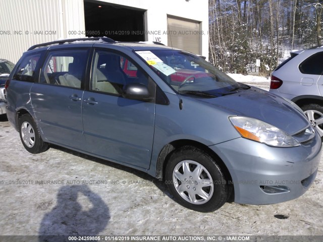 5TDZK23C47S079862 - 2007 TOYOTA SIENNA CE/LE BLUE photo 1