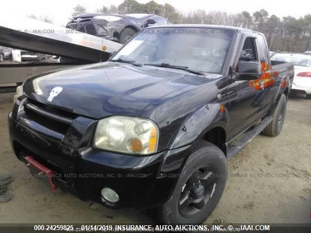 1N6ED26Y91C384991 - 2001 NISSAN FRONTIER KING CAB XE/KING CAB SE BLACK photo 2
