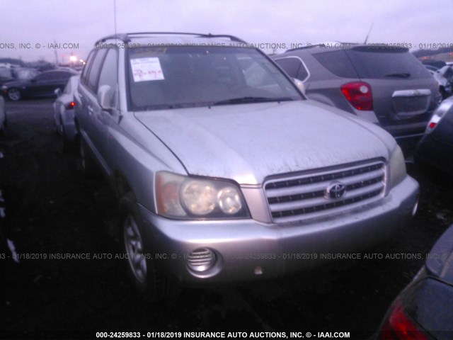 JTEGF21A220056147 - 2002 TOYOTA HIGHLANDER LIMITED SILVER photo 1