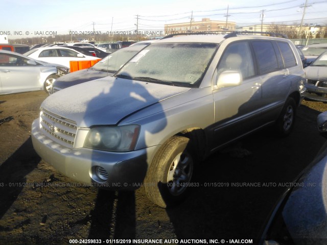 JTEGF21A220056147 - 2002 TOYOTA HIGHLANDER LIMITED SILVER photo 2