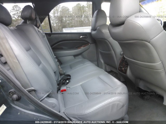 2HNYD18653H514488 - 2003 ACURA MDX TOURING GRAY photo 8