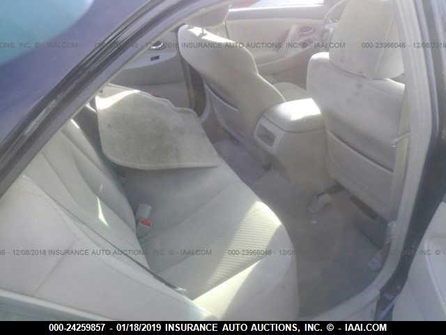 4T4BE46K18R030818 - 2008 TOYOTA CAMRY CE/LE/XLE/SE BLACK photo 8