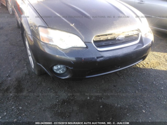 4S4BP62CX77333401 - 2007 SUBARU OUTBACK GRAY photo 6