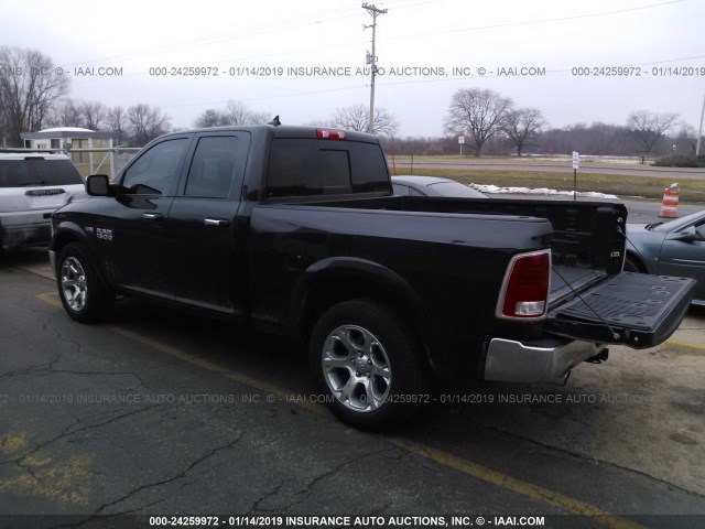 1C6RR7JT1HS515918 - 2017 RAM 1500 LARAMIE BLACK photo 3