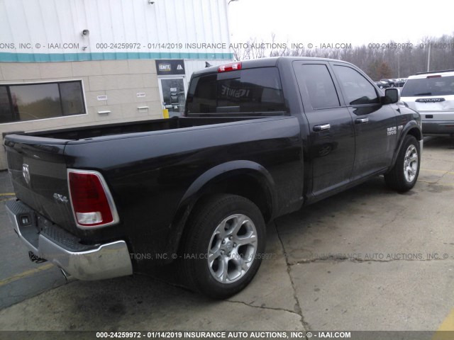 1C6RR7JT1HS515918 - 2017 RAM 1500 LARAMIE BLACK photo 4