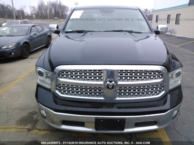 1C6RR7JT1HS515918 - 2017 RAM 1500 LARAMIE BLACK photo 6