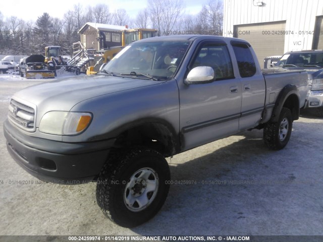 5TBBT44131S197456 - 2001 TOYOTA TUNDRA ACCESS CAB/ACCESS CAB SR5 SILVER photo 2