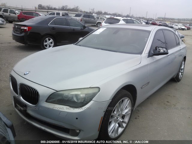 WBAKC8C5XAC431271 - 2010 BMW 750 LI/XDRIVE GRAY photo 2