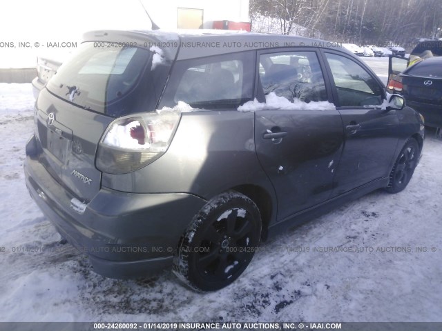 2T1KY32EX5C440557 - 2005 TOYOTA COROLLA MATRIX  GRAY photo 4