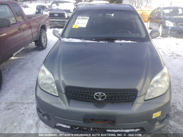 2T1KY32EX5C440557 - 2005 TOYOTA COROLLA MATRIX  GRAY photo 6