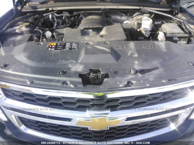 1GNSKJKC9FR572194 - 2015 CHEVROLET SUBURBAN BLACK photo 10