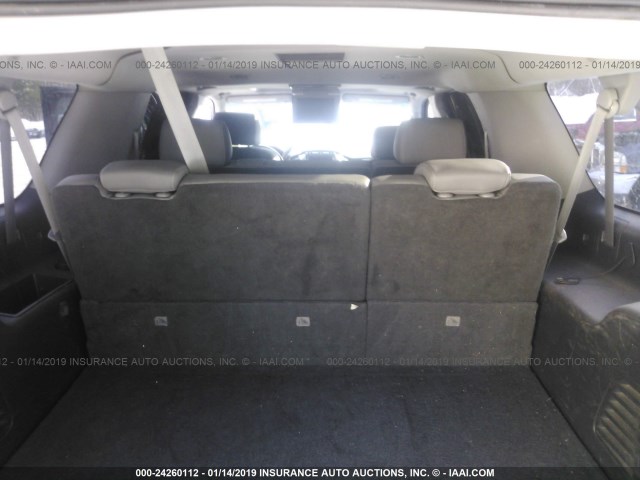 1GNSKJKC9FR572194 - 2015 CHEVROLET SUBURBAN BLACK photo 8