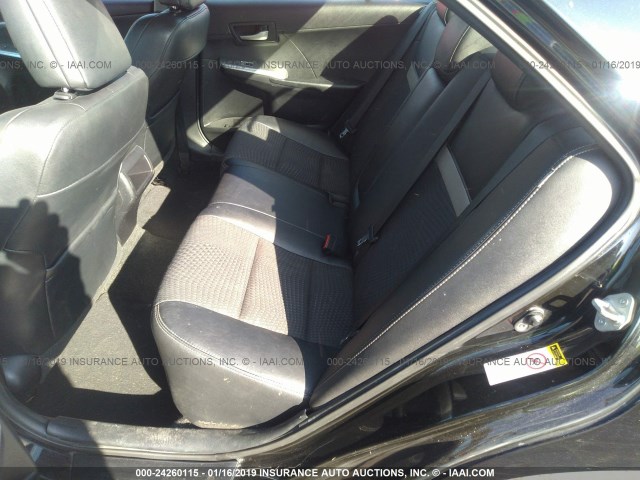 4T1BF1FK7DU230649 - 2013 TOYOTA CAMRY L/SE/LE/XLE 黑色 照片 8