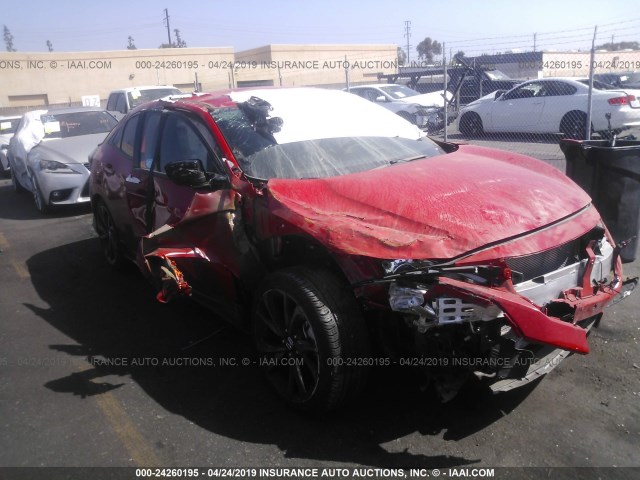 SHHFK7H48JU404850 - 2018 HONDA CIVIC SPORT 红色 照片 1