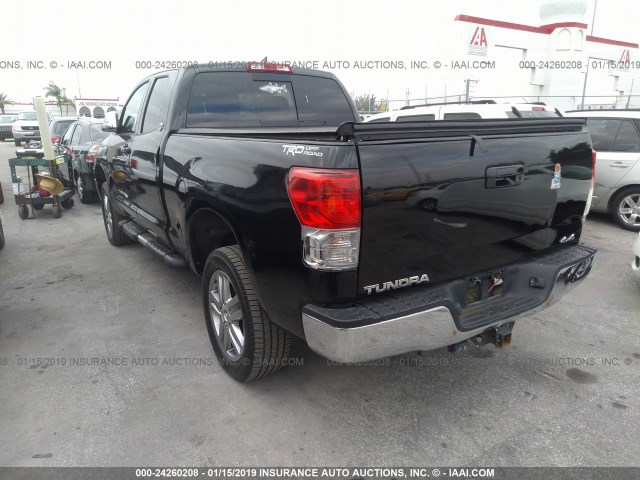 5TFUY5F18AX152222 - 2010 TOYOTA TUNDRA BLACK photo 3