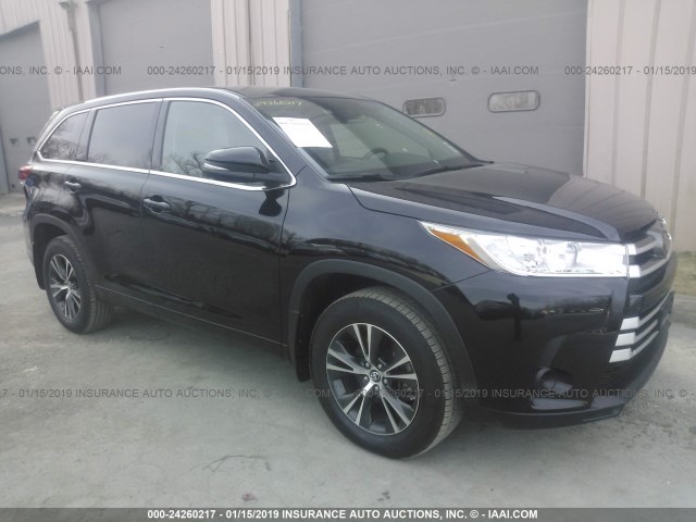 5TDBZRFH1JS836723 - 2018 TOYOTA HIGHLANDER LE/LE PLUS BLACK photo 1